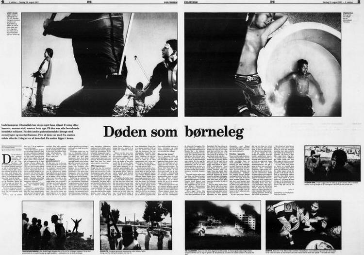 Sådan så Jan Grarup og Christoph Reuters reportage ud, da den blev bragt 19. august 2001.  