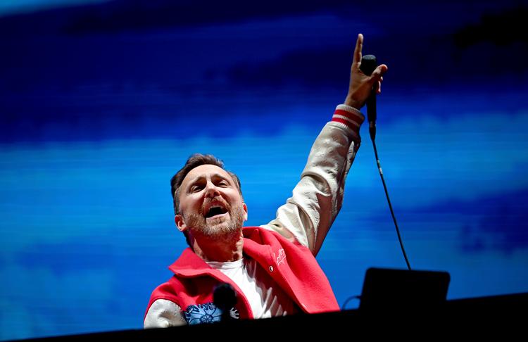 David Guetta (billedet) skal optræde sammen med sin danske kollega, dj'en MORTEN. Foto: Britta Pedersen/Ritzau Scanpix
