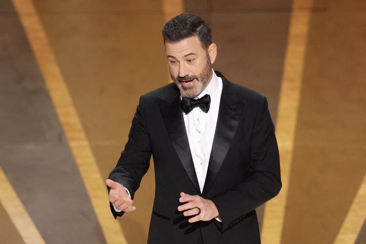 Jimmy Kimmel blev nomineret til en Emmy for sin rolle som oscarvært i år. Foto: Carlos Barria/Ritzau Scanpix