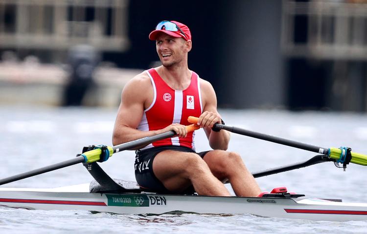 Sverri Nielsen blev nummer fire til OL i Tokyo i 2021. Skuffelsen over den missede medalje betød, at han valgte at stoppe karrieren. Det fortrød han, og til sommer får han en ny chance for medalje til OL i Paris.    Foto: Jens Dresling