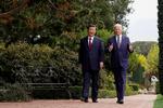 Den kinesiske præsident, Xi Jinping, brugte venlige ord efter sit møde med USA's præsident, Joe Biden, i forbindelse med topmødet i Californien om det økonomiske samarbejde i Asien og Stillehavsområdet (APEC).  Foto: Kevin Lamarque/Ritzau Scanpix