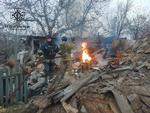 Rusland fortsætter sine drone- og missilangreb mod Ukraine, her i den østukrainske Zaporizjzja-region. Men frygten er, at meget mere er på vej, når kulden gør ukrainerne mere sårbare. Foto: State Emergency Service Of Ukrai/Ritzau Scanpix