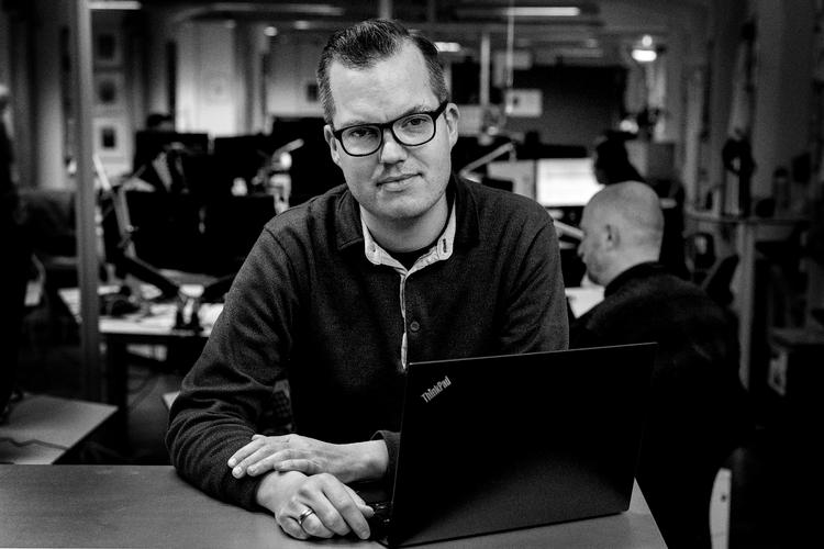 Redaktionschef Thomas Berndt fortryder at Politikens manglende dækning af søndagens store demonstration. Foto: Finn Frandsen