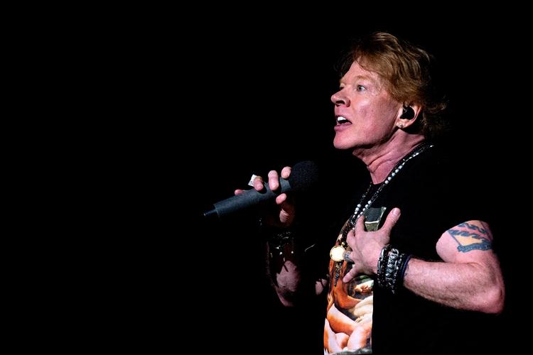 Axl Rose og Guns N' Roses besøgte Danmark i sommer, da bandet gav koncert ved Copenhell i København. Foto: Jacob Ehrbahn