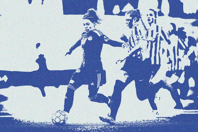 Fortalerne for den nedskudte genvejsordning frygter, at dansk kvindefodbold ikke kan videreudvikle sig, hvis ikke de største klubber hurtigt kommer  på banen med en helhjertet satsning.   Foto: Jens Dresling. Illustration: Karina Kofoed