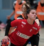 Helena Elver til en træning med landsholdet i 2020.    Foto: Lars Poulsen