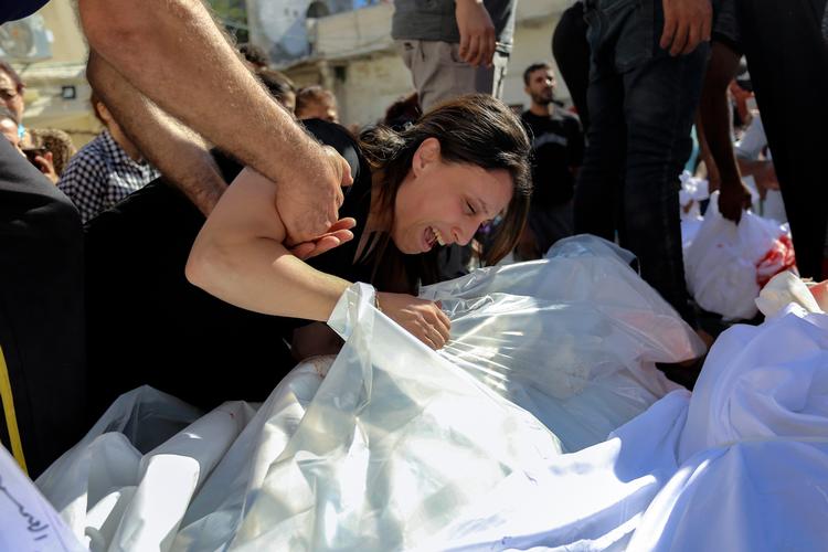 49 pct. af danskerne mener, at Israels samlede modsvar er på »et for voldsomt niveau« eller »alt for voldsomt niveau«. Det viser en meningsmåling, som Megafon har foretaget på vegne af TV 2 og Politiken. Foto: Abed Khaled/Ritzau Scanpix