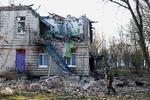 En børnehave er blandt de ødelagte bygninger i Kyiv efter et russisk droneangreb. Foto: Valentyn Ogirenko/Ritzau Scanpix