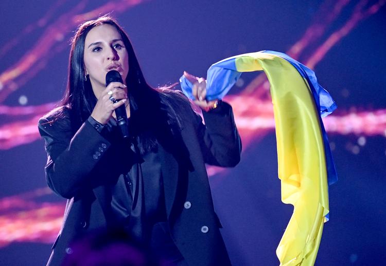 Jamala vandt Det Europæiske Melodi Grand Prix Melodi i 2016 med sin sang ’1944’. Den handler om Sovjetunionens deportering af de oprindelige beboere på Krim, tatarerne. Foto: Britta Pedersen/Ritzau Scanpix
