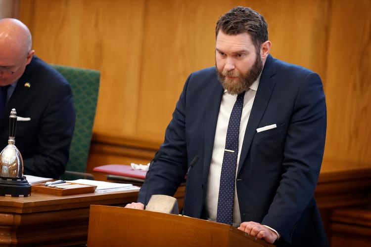 Steffen Larsen (LA) fylder 40 år tirsdag 5. december. I ti år han han været medlem af partiets hovedbestyrelse. Foto: Jens Dresling