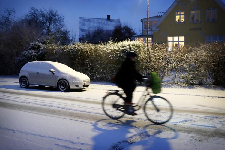 Der er mere sne på vej ind over landet. Foto: Jens Dresling