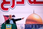 Yahya Sinwar, tidligere livstidsfange i israelske fængsler, hvorfra han han blev løsladt sammen med flere end 1000 andre fanger til gengæld for, at Hamas ville frigive et enkelt israelsk gidsel. Nu bebuder Israel, at det vil slå ham ihjel på grund af hans ansvar for terroraktionen i Israel den 7. oktober, der kostede 1200 livet.
 Foto: Mohammed Abed/Ritzau Scanpix