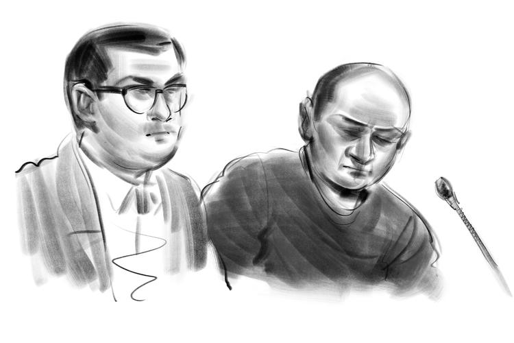 Foto: Retstegning Jesper Andkjær/Ritzau Scanpix