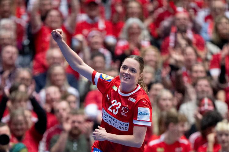 Kristina Jørgensen mener, at tiden på akademiet i Skanderborg har været vigtige i udformningen af hende som håndboldspiller. Foto: Bo Amstrup/Ritzau Scanpix