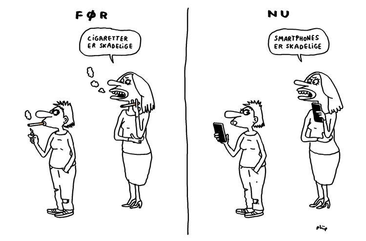 »Ser man på alt det, som påvirker børns udvikling og trivsel, fylder skærmen forsvindende lidt«, lyder det fra Andreas Lieberoth, der mener, det er på tide, vi afliver myterne om 'den skadelige skærm'.  Foto: Philip Ytournel/POLITIKEN