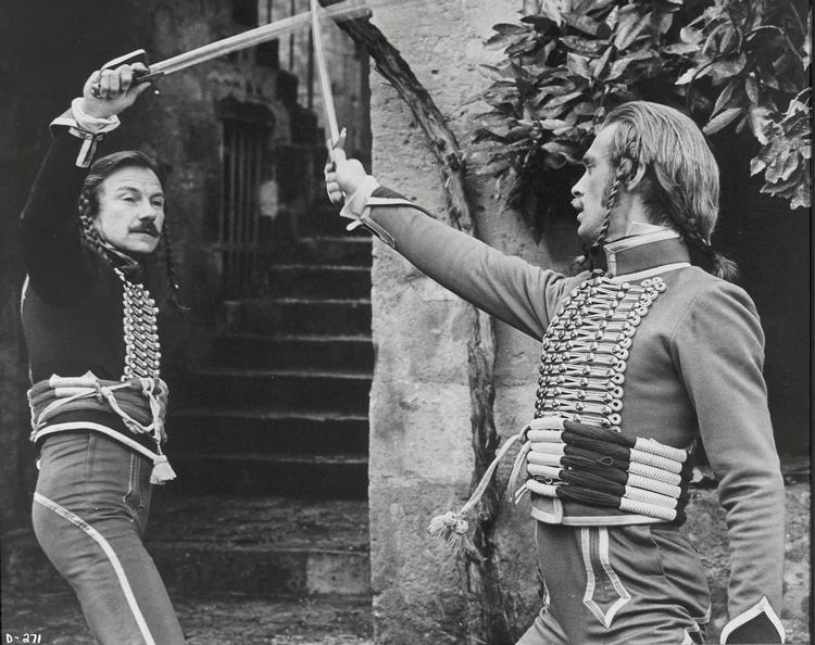 Harvey Keitel og Keith Carradine duellerer på smukkeste vis. Begge er sublime i deres roller. Foto: Paramount Pictures / Album/PARAMOUNT PICTURES / Courtesy Album