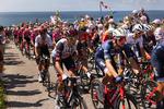 Tour de France-feltet var i Danmark i 2022. Fra 2025 er Roskilde startby i den danske World Tour-satsning.  Foto: Gregers Tycho/Ritzau Scanpix