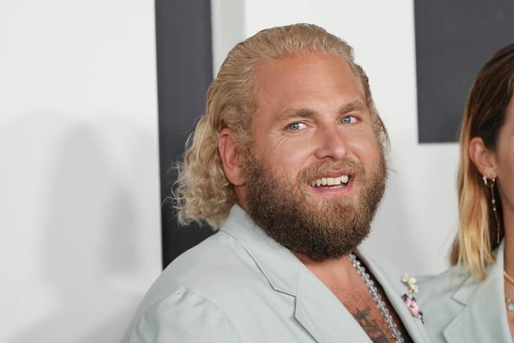 For to år siden var Jonah Hill aktuel i den populære Netflix-film 'Don't Look Up' og deltog i filmens premiere i New York. Siden har han afslået at være med til at promovere film.  Foto: John Nacion/star Max/ipx/Ritzau Scanpix
