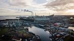 Dronebilleder af Refshaleøen med B&amp;W Hallen og Amagerværket. Foto: Jens Dresling