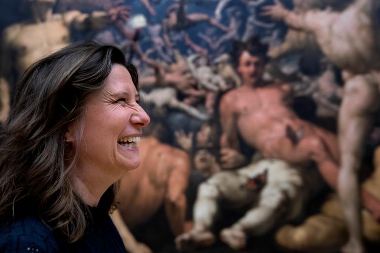 Astrid la Cour. der tiltrådte som ny direktør for Statens Museum for Kunst i år, har meget at være glad for. Museet har slået sin egen rekord med mere end 600.000 besøgende.  Foto: Finn Frandsen