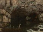 Den franske realismes supermaler Gustave Courbet havde et mellemværende med grotter. Han malede dem igen og igen. Denne i maleriet 'La Grotte de la Loue' er fra hans hjemegn i det østlige Frankrig og malet i 1864. Maleriet hænger i dag på National Art Gallery i Washinton, D.C. Foto: National Gallery of Art, Washington DC