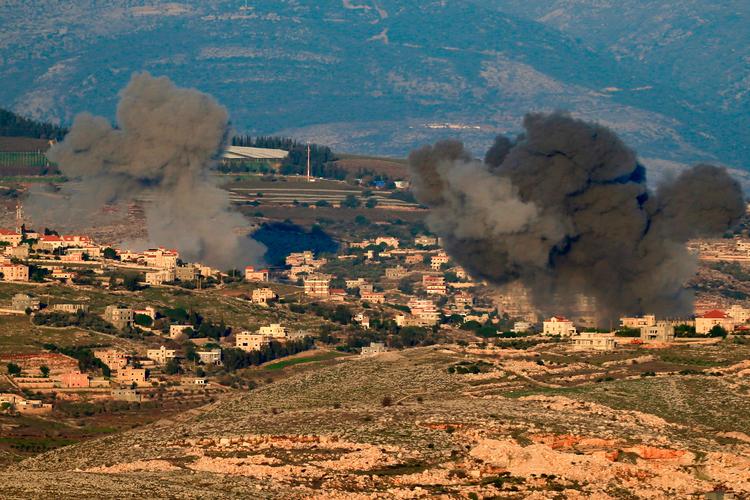 'Kun træfninger og spredte bombardementer' – israelere og libanesere evakueres fra grænsen og frygter, at Hizbollah og Israel indleder en ny stor krig.
 Foto: -/Ritzau Scanpix