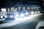 Det sner i flere dele af landet, og derfor skal man passe på, hvis man skal ud at køre. (arkivfoto) Foto: Jens Dresling