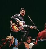 I 1968 optrådte Elvis Presley i et tv-transmitteret comeback, som blev filmet i NBC's studier i Californigen.  Foto: Elvis Presley Enterprises Llc/Ritzau Scanpix