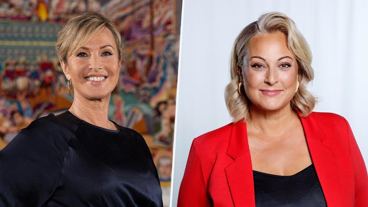 Natasja Crone og Stéphanie Surrugue er værter på showet.  Foto: Per Arnesen og Agnete Schlichtkrull 
