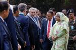 Sheikh Hasina Hasinas parti vandt tre fjerdedele af sæderne i landets parlament, men stemmeprocenten lød blot 41,8 procent. Foto: Mohammad Ponir Hossain/Ritzau Scanpix