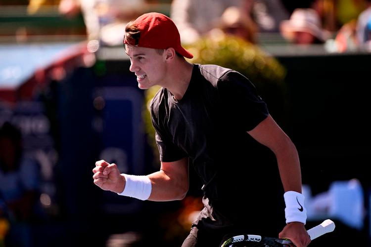 Holger Rune skal overvinde japanske Yoshihito Nishioka, der er nummer 58 på verdensranglisten, for at komme videre fra Australian Open, der begynder på søndag.  Foto: William West/Ritzau Scanpix