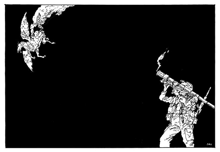 Tegning Per Marquard Otzen