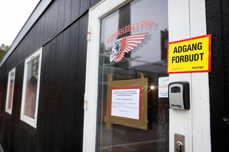 Rockergruppen Hells Angels' klubhus på Svanevej i Københavns Nordvestkvarter er blandt dem, der er lukket af politiet på grund bandekonflikten. Foto: Jens Dresling