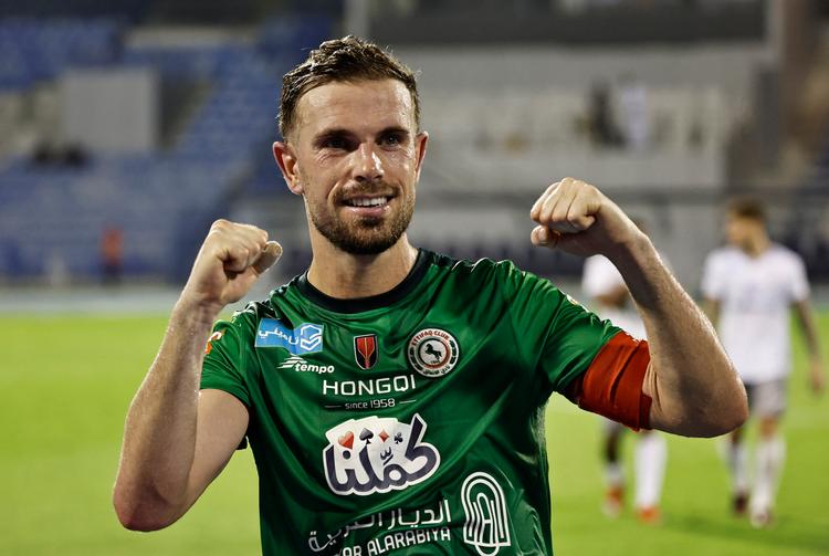 Jordan Henderson har spillet 19 kampe for Al-Ettifaq, men det er ikke sikkert, at det bliver til flere.  Foto: Hamad I Mohammed/Ritzau Scanpix