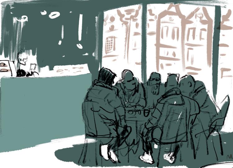 Tegning Mette Dreyer