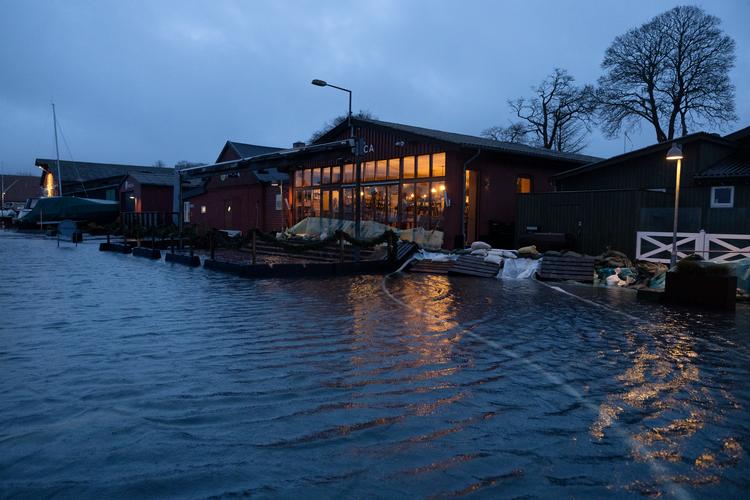 Præstø er et af de steder, der de seneste måneder er blevet ramt af oversvømmelser flere gange. Foto: Thomas Borberg