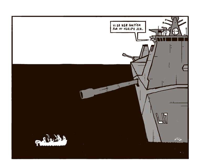 Foto: Philip Ytournel/Politiken-Tegning