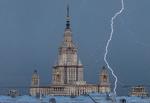 Siden russernes angreb på ukrainerne har Ruslands førende læreanstalt, Statsuniversitetet i Moskva, tilsyneladende mistet en væsentlig del af sine videnskabsansatte. Foto: Maxim Shemetov/Ritzau Scanpix