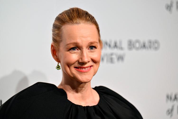Den amerikanske skuespiller Laura Linney har spillet i en lang række film. Den mest populære er nok 'Love Actually', hvor hun spiller Sarah, der er forelsket i sin kollega Karl. Foto: Angela Weiss/Ritzau Scanpix