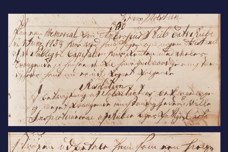 Kilde: Rigsarkivet: Ribe Stift, Stiftsøvrigheden: Stiftamtskontorets kopibog (1756-1760)