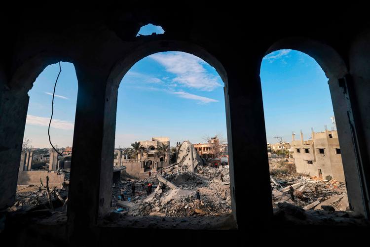 Rafah i den sydlige del af Gaza efter flere måneders krig mellem Israel og Hamas. Foto: -/Ritzau Scanpix
