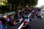 Migranter i Mexico på flugt mod grænsen til USA.  Foto: Jose Torres/Ritzau Scanpix