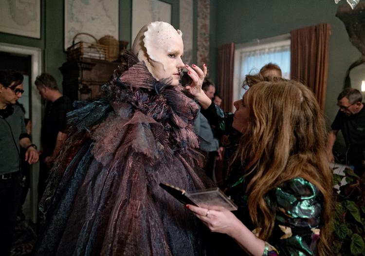 Bag optagelserne til DR's julekalender 'Theo &amp; den magiske Talisman' i 2017. I forbindelse med den produktion erkendte DR, at der havde været mangler i en børnekontrakt.  Foto: Agnete Schlichtkrull/DR