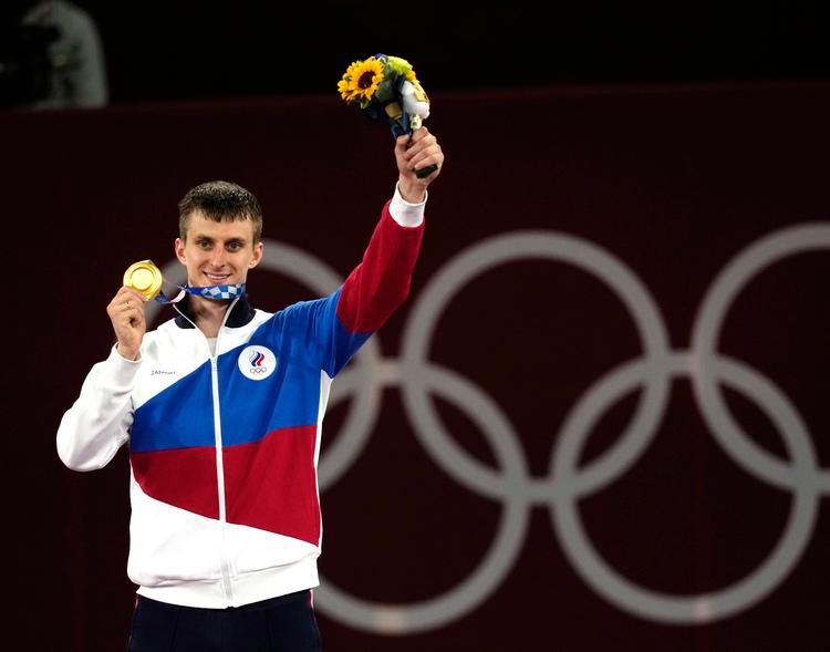 Ud over OL-guldet har Vladislav Larin også en VM-titel samt to europamesterskaber og syv af de prestigefyldte grand prix-sejre på sit cv.  Foto: Themba Hadebe/Ritzau Scanpix