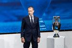 Uefa’s præsident Aleksander Ceferin kan ende med at sidde endnu en valgperiode, hvis Uefa's lovforslag stemmes igennem torsdag 8. februar. Foto: Henning Hjorth