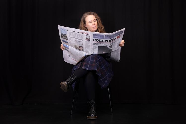 Med alderen bliver det dejligt at gøre det, man plejer og kender – som at læse sin avis.  Arkivfoto Hannah Aurora Almstrup