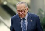 Selv om det var forventet, at forslaget blev nedstemt, valgte den demokratiske flertalsleder, Chuck Schumer, at sende forslaget om en ny grænsepakke til afstemning.  Foto: Leah Millis/Ritzau Scanpix