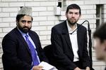 Imad Malik (tv.) og Jair Melchior (th.) svarede på spørgsmål fra de fremmødte.  Foto: Muhammad Akram Mehmood