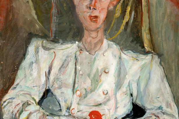 'Le Petit Pâtissier (Den lille konditor), 1922-1923'. Bemærk den røde klud mellem konditorens hænder. Farven rød indtager sin egen rolle i Soutines værker. Foto: Thierry Le Mage