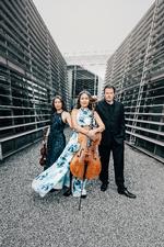 Trio con Brio bestående af Soo-Jin Hong, Soo-Kyung Hong og Jens Elvekjær, som de præsenterer sig på albummet 'The Passenger'. Foto: Nikolaj Lund